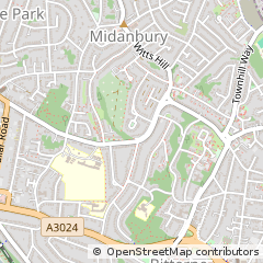 Map of Southampton, Hampshire