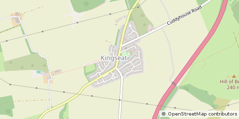 Map of Dunfermline, Fife