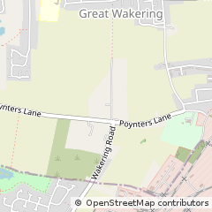 Map of Great Wakering, Essex