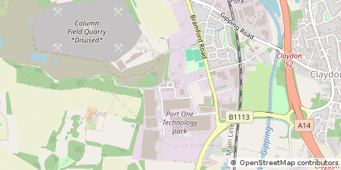 Map of Ipswich, Suffolk