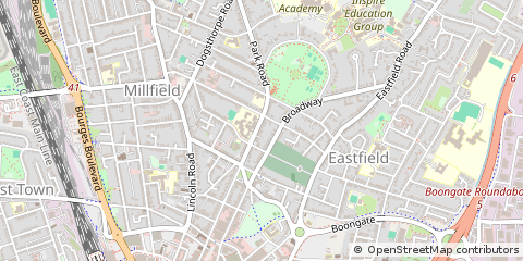 Map of Peterborough
