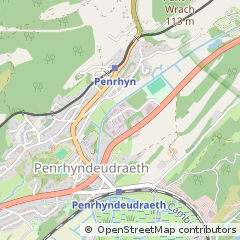 Map of Penrhyndeudraeth, Gwynedd