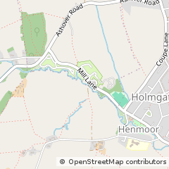 Map of Chesterfield, Derbyshire