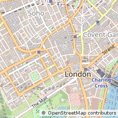 Map of Haymarket, London
