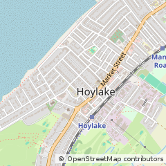 Map of Wirral, Merseyside