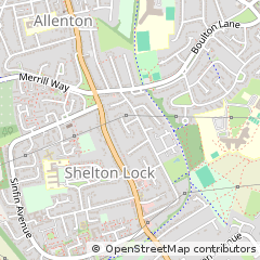 Map of Derby, Derbyshire