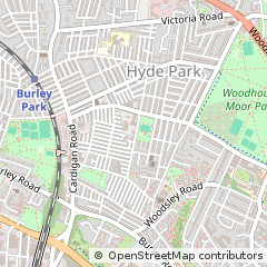 Map of Leeds