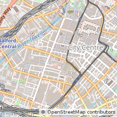 Map of Manchester