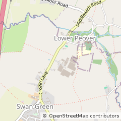 Map of Knutsford, Cheshire