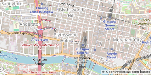 Map of Glasgow