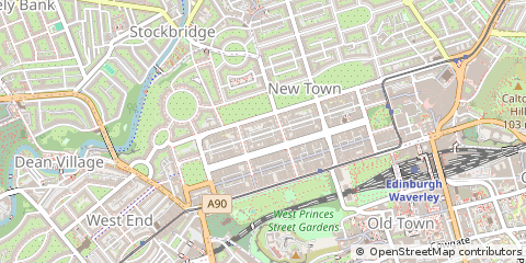 Map of Edinburgh