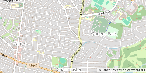 Map of Bournemouth