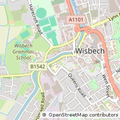Map of Wisbech, Cambridgeshire