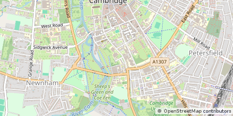 Map of Cambridge