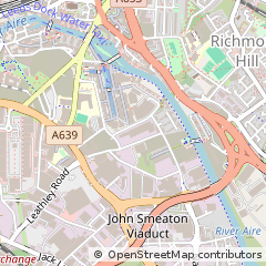 Map of Leeds, West Yorkshire