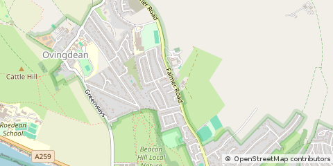 Map of Brighton, East Sussex