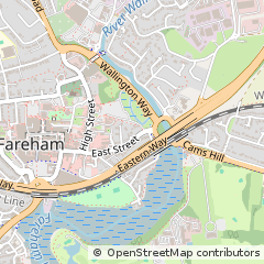 Map of Fareham, Hampshire