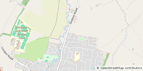 Map of Leicester
