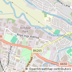 Map of Keighley, West Yorkshire