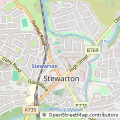 Map of Kilmarnock, East Ayrshire