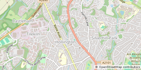 Map of ST. Leonards-on-SEA, East Sussex