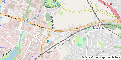 Map of Swansea