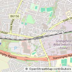 Map of Leeds, West Yorkshire