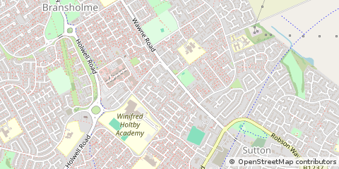 Map of Hull