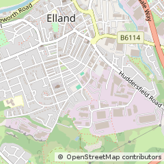 Map of Elland