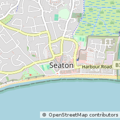 Map of Seaton, Devon
