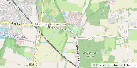 Map of Hassocks, East Sussex