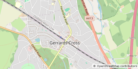 Map of Gerrards Cross, Buckinghamshire