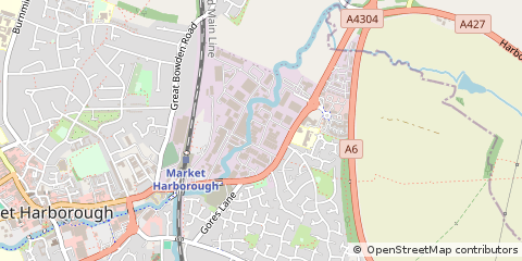 Map of Market Harborough