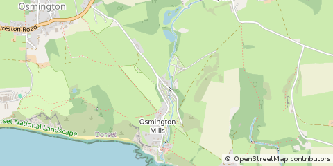 Map of Weymouth, Dorset