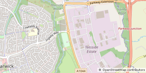 Map of Stockton-on-Tees