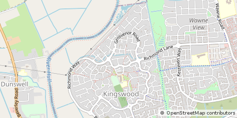 Map of Hull, North Humberside