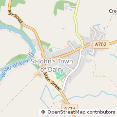Map of Castle Douglas, Dumfries