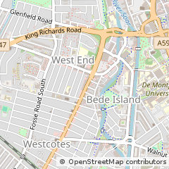 Map of Leicester