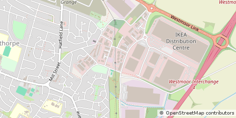 Map of Doncaster, South Yorkshire