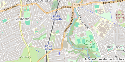 Map of Newcastle Upon Tyne