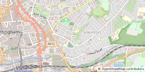 Map of Nottingham