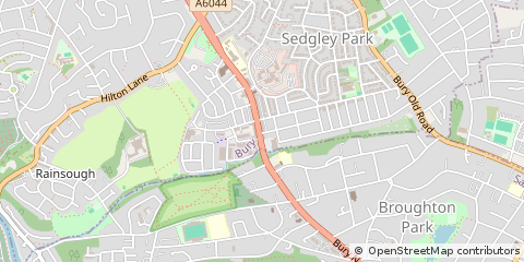 Map of Manchester