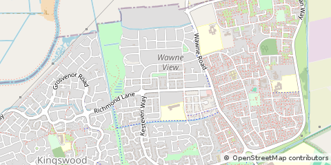 Map of Hull, City of Kingston-Upon-Hull
