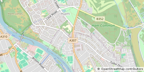 Map of Kingston, Surrey