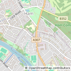 Map of Kingston, Surrey