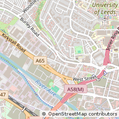 Map of Leeds