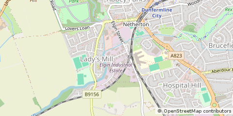 Map of Dunfermline