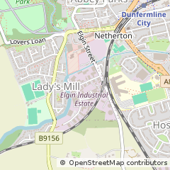 Map of Dunfermline