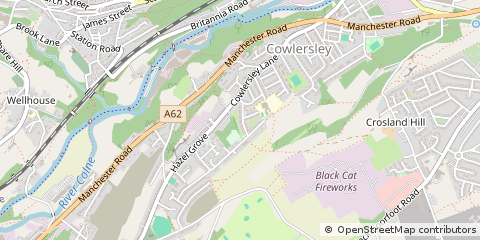 Map of Huddersfield