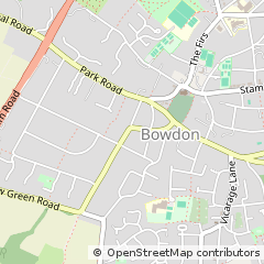 Map of Altrincham, Cheshire